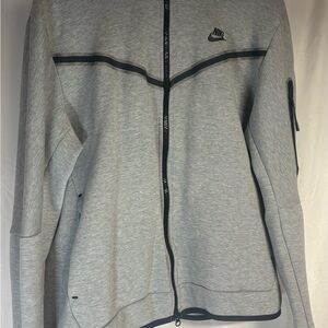 Nike Tech Heather Gray Full-Zip Jacket